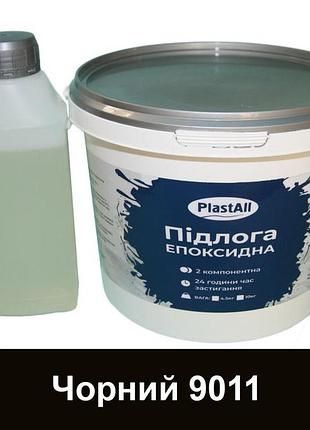 Епоксидна наливна підлога для бетону та металу plastall™ 1кг чорний