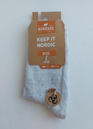 Носки бренда Nordsox, модель "woolatch quick drying", доступные в размерах 36-40
