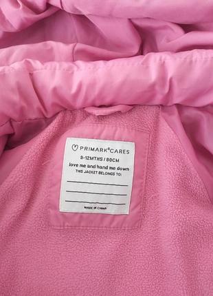 Куртка primark 9-12 м 2