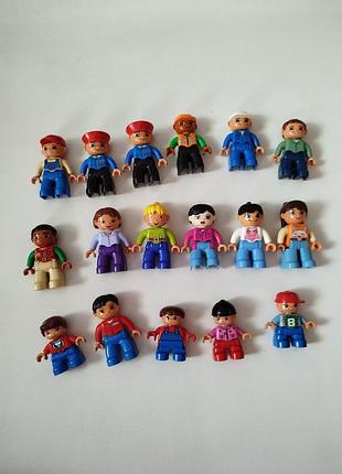 Lego duplo. человечки и запчасти поштучно. лего дупло
