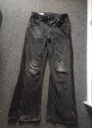 Джинсы палаццо zara m