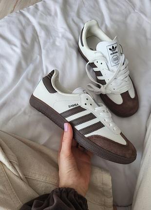 Кроссовки adidas samba brown