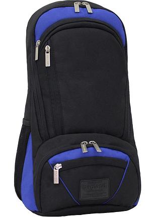 Рюкзак для ноутбука bagland granite 23 л. черный/электрик (0012066)