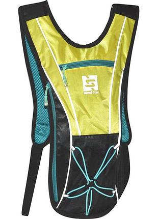 Рюкзак спортивний semi line 9 black/yellow (3294)
