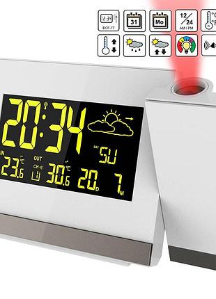 Годинник проекційний technoline wt549 white (wt549) 7