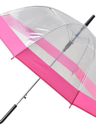 Парасолька semi line transparent-pink (2507-5)