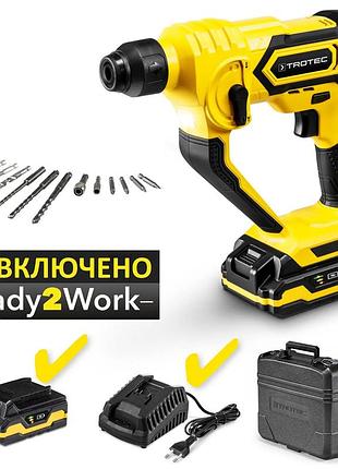 Перфоратор аккумуляторный trotec prds 10-20v + кейс (4415000201)