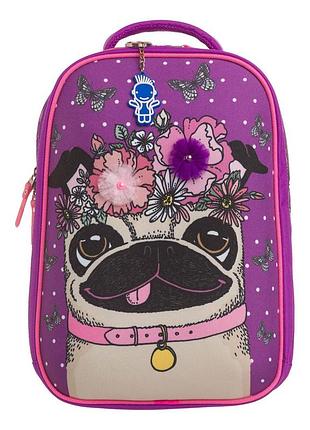 Рюкзак bagland turtle 17 л. фіолетовий 890 (0013466)