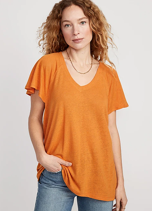 Женская футболка туника из смеси льна old navy