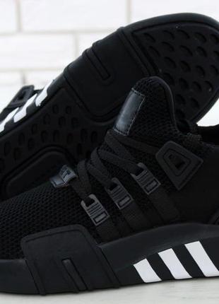 Чоловічі кросівки adidas eqt black/white4 фото