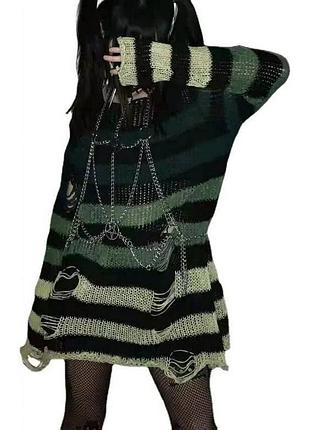 Свитер рваный y2k dollskill 5