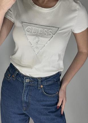 Футболка біла guess розмір xs