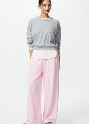 Штани uniqlo рожеві - спортивний шик