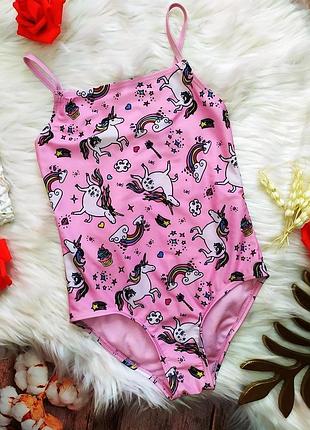H&amp;m/купальник с поняшками, лошадками на 5-7 лет.