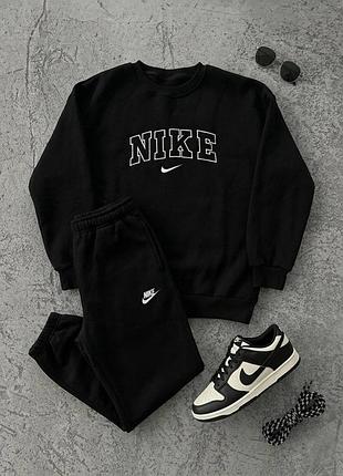 Спортивний костюм чоловічий чорний осінній весняний літній nike