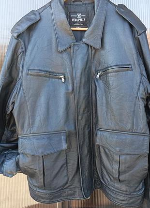 Кожаная куртка vera pelle 56p