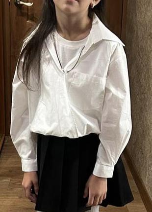 Сорочка з імітацією майки
