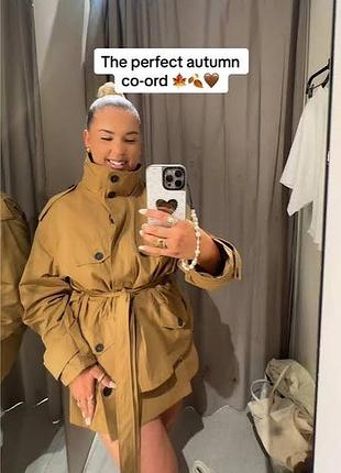 Куртка тренч zara xs-s