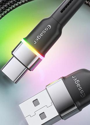 Кабель для быстрой зарядки телефона смартфона inui usb - type-c 1м. зарядный провод шнур юсб на тайп си x4