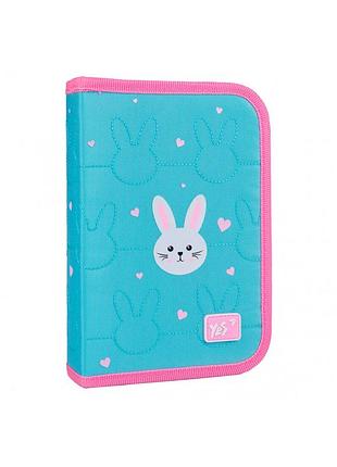 Пенал yes hp-04 funny bunny с двумя клапанами (533625)