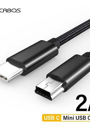 Кабель для заряджання телефона смартфона nomi type-c — mini usb 0.5 м. зарядний дріт шнур тайп c на міні сб