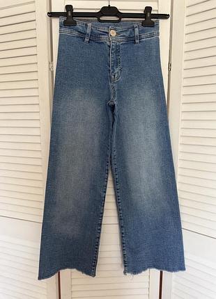 Джинси для дівчинки 140см wide leg zara