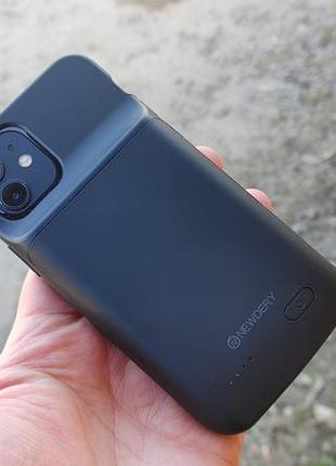 Чехол павербанк для iphone 12/12pro батарей 4800ма
