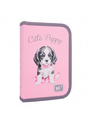 Пенал yes hp-04 doggy princess с двумя клапанами (533706)