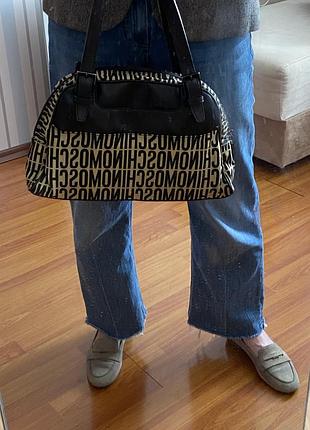 Vintage moschino сумка з логотипом | італія