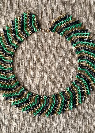 Силка, ожерелье из бисера, колье.