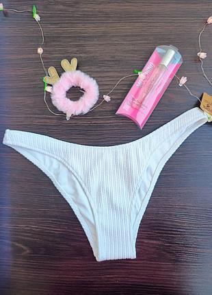 Плавки женские victoria secret pink белые размер м
