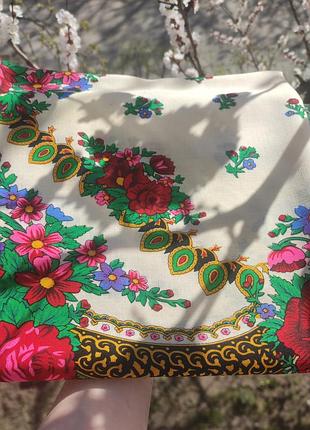 Старинные украинские платки белые новые