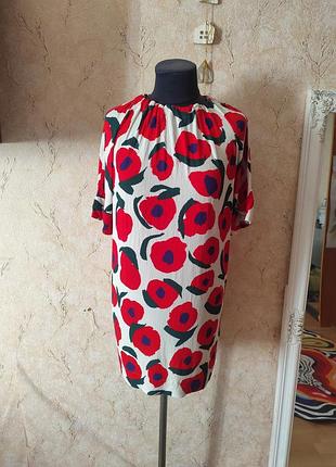Платье маримеко marimekko цветы riemu visu ikuri