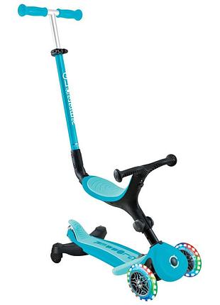Складний самокат-трансформер 3 в 1 globber go up active 360 aqua