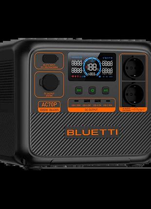 Зарядна станція bluetti ac70p, з місткістю 864 втч і потужністю 1000 вт, вона стане помічником у будь-яких умовах