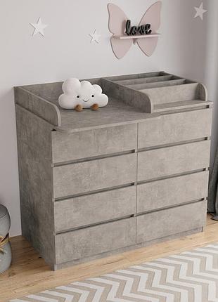 Пеленальный комод furnigrade пс-9 90х110х55см. индастриал