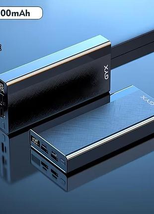 Повербанк gyx 20000 mah с led-дисплеем sp05 (черный)