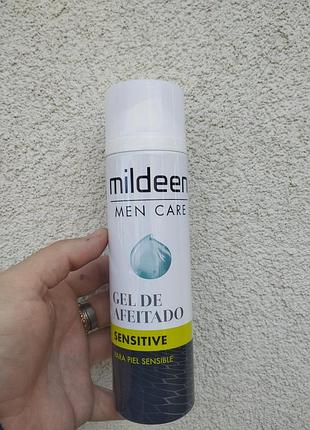 Гель для бритья mildeen men care sensitive 200 мл - для чувствительной кожи, успокаивающий эффект