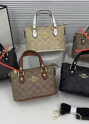 Жіноча сумка coach, сумка коач, cross body, модна сумка, сумка через плече