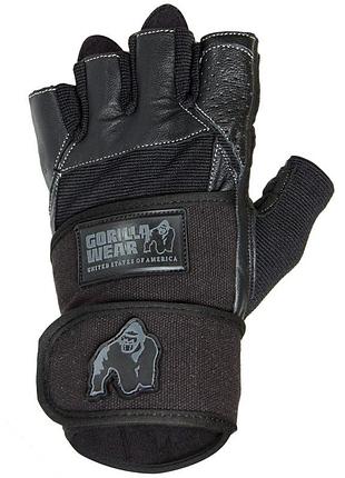 Рукавиці gorilla wear dallas wrist wrap gloves black 3xl (4384301928)
