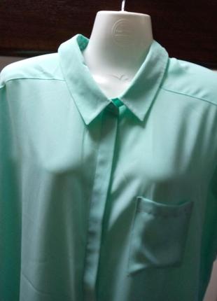 Мятна блуза2 фото