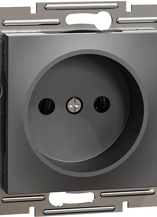 Розетка черная schneider asfora eph3000171 без рамки