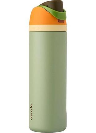 Фляга для воды премиум-класса owala freesip insulated stainless steel water bottl camo cool 750 мл