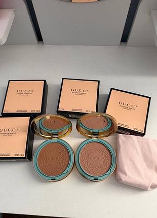 Бронзер для обличчя gucci гуччі 01 та 03 відтінок