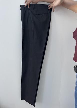 Massimo dutti штани темні сірі брюки з біркою, розмір 40, італійська бавовна