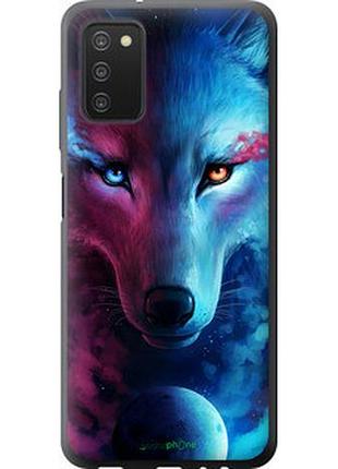 Чехол на samsung galaxy a03s a037f арт-волк "3999u-2381-2448"