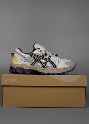 Женские кроссовки asics gel-kahana 8 white black multicolor