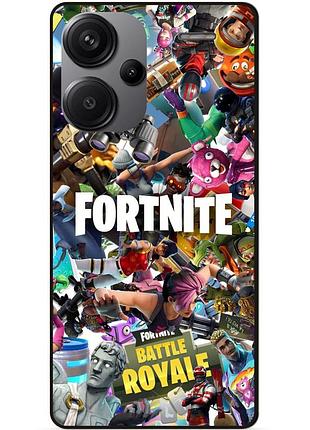 Чехол силиконовый бампер для xiaomi redmi note 13 pro plus 5g с картинкой fortnite фортнайт