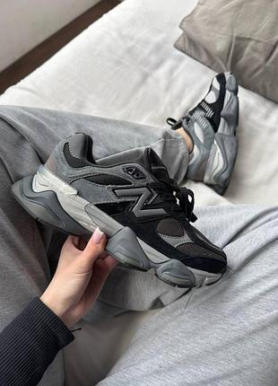 New balance 9060 black кросівки
