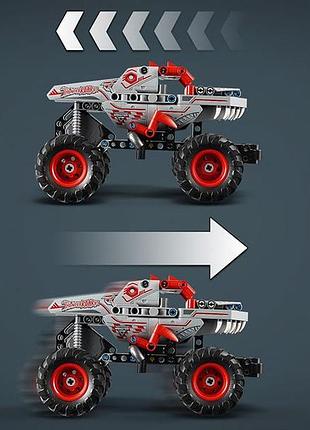 Конструктор lego technic monster jam thunderroarus з інерційним двигуном 232 деталі (42200) 5